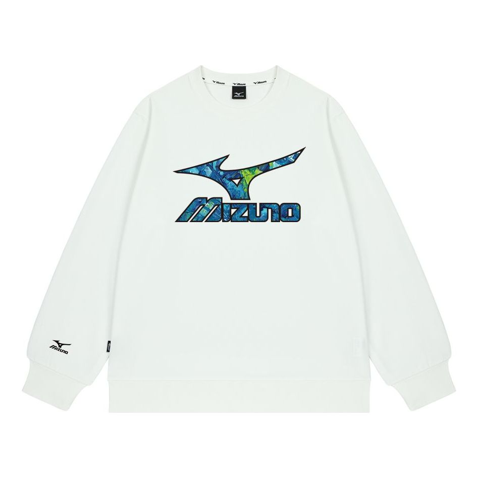 Mizuno Logo Casual Sweater 'White' A2CA2A32