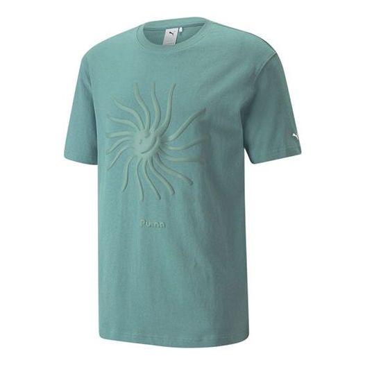 PUMA Adventure Planet Graphic Tee 'Green' 533485-50