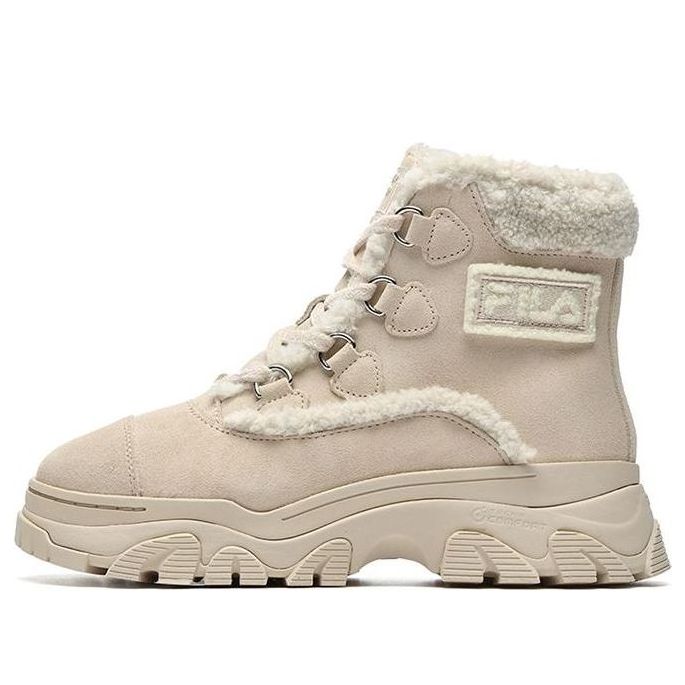 (WMNS) FILA Warm Snow Boots 'Pink White' F12W144404FTP