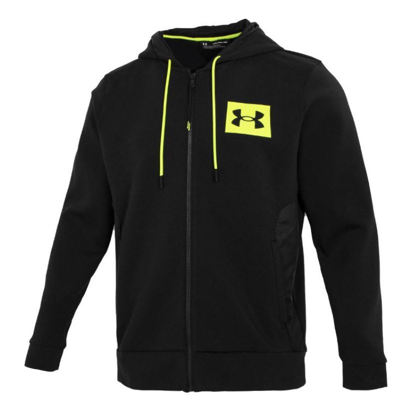 Under Armour Summit Knit Full-Zip Hoodie 'Black' 1366232-001