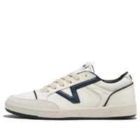 Vans Lowland ComfyCush JMP R Vintage Leather Shoes 'White Navy' VN0007P2KE6