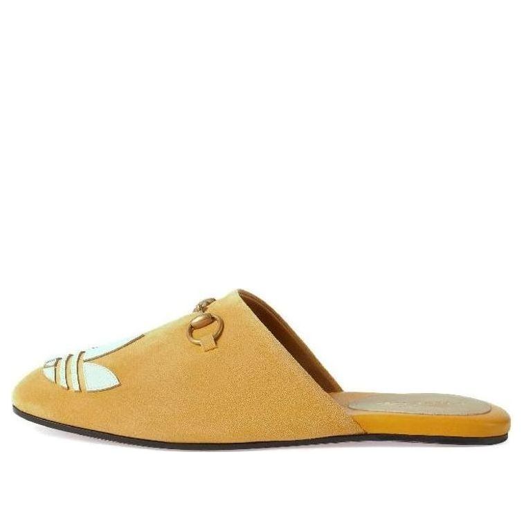 (WMNS) Gucci Trefoil Slipper x Adidas 'Yellow Suede' 702211-DE8X0-7660