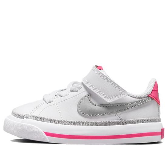 (TD) Nike Court Legacy 'White Pink Prime Light Smoke Grey' DA5382-111