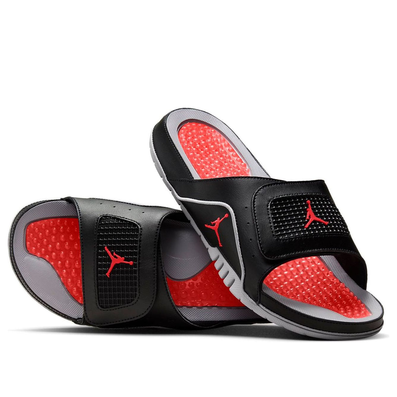 Air Jordan Hydro 4 Retro Slide 'Black Cement' 532225-060