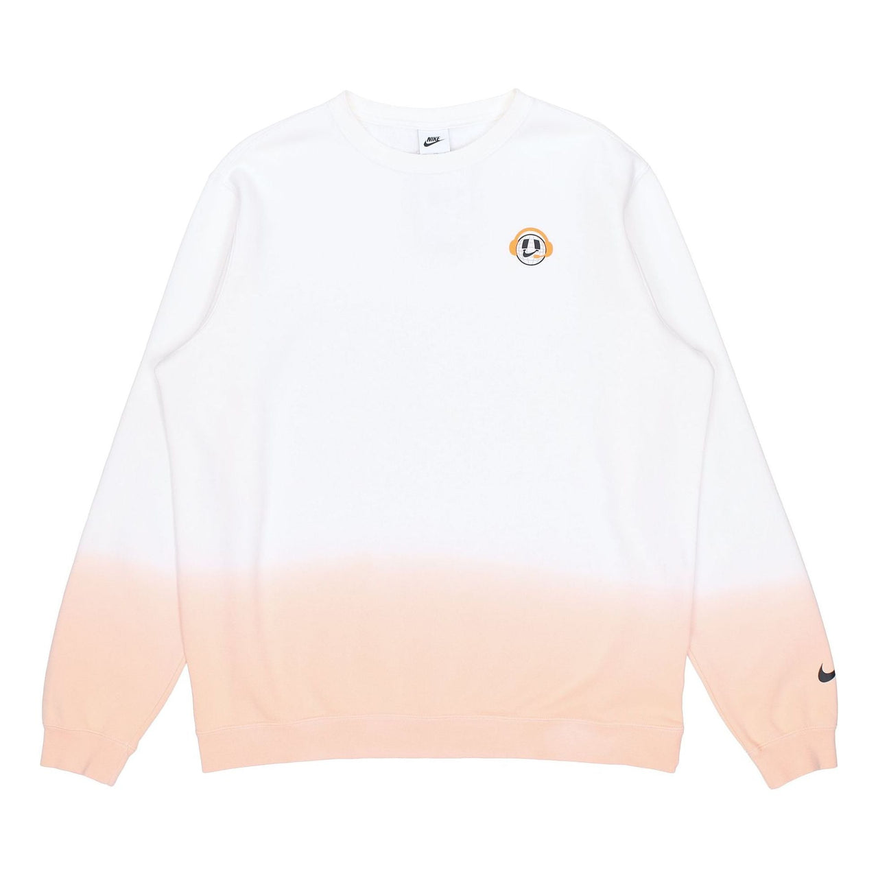 Men's Nike Logo Gradient Printing Round Neck White DO6937-100