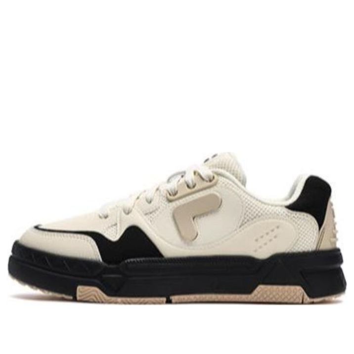 (WMNS) FILA FUSION Bank DX Skate Shoes 'Cream White Black' T12W342206FAB