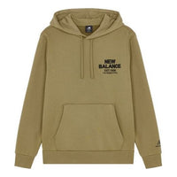 New Balance Men's New Balance Casual Sports Hooded Pullover Long Sleeves Brown AMT14317-OV