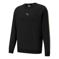 PUMA Metallic Nights Crew Sweatshirt 'Black Gold' 587141-01