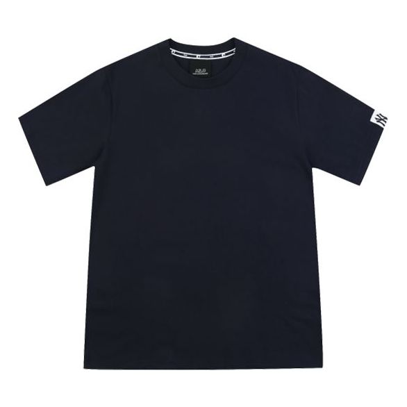 MLB New York Yankees Label Round Neck Short Sleeve Unisex Navy Blue 31TS02031-50N