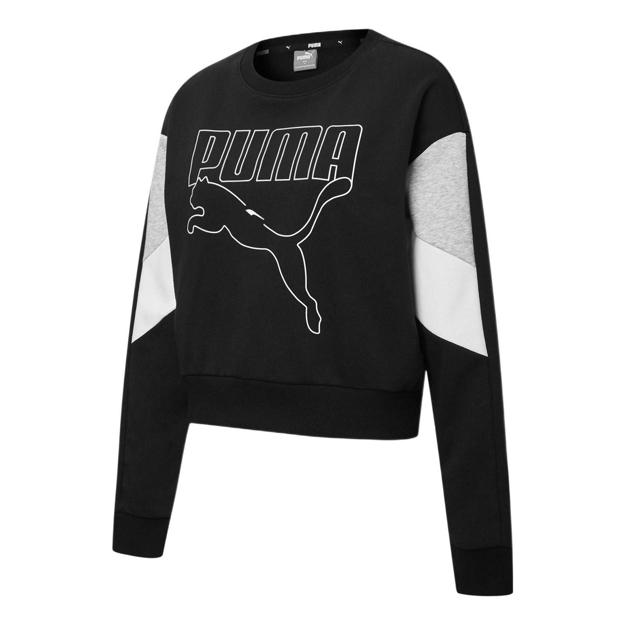 (WMNS) PUMA Rebel Crew Neck Sweater 'Black' 845607-01