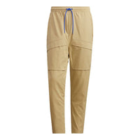 Men's adidas St Wv Cargo Pnt Multiple Pockets Solid Color Casual Pants/Trousers Khaki H39253