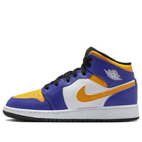 (GS) Air Jordan 1 Mid 'Lakers Purple' DQ8423-517