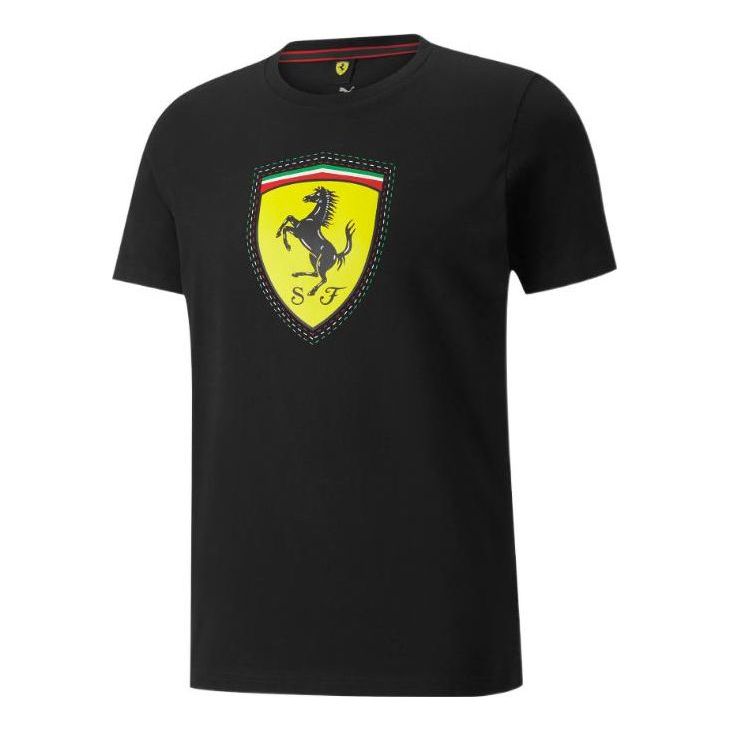 PUMA Scuderia Ferrari Race Color Shield T-Shirt 'Black' 533753-01