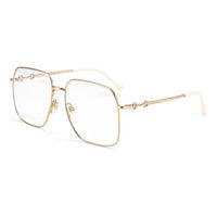 Gucci Interlockinold Light Mental Glasses Gold GG0952O-001