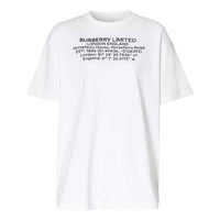 Burberry Cotton Short Sleeve White 8024629