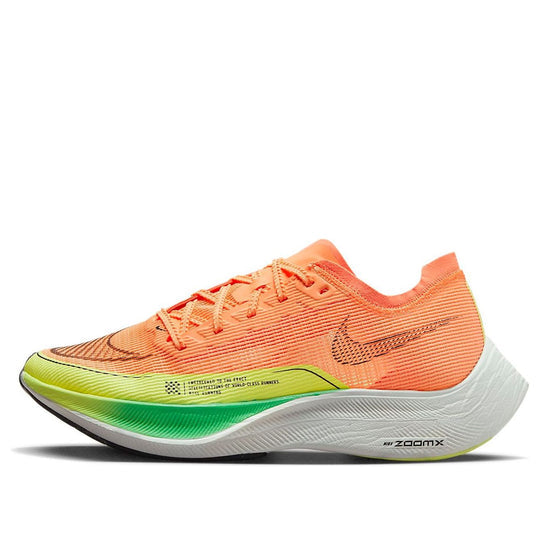 (WMNS) Nike ZoomX Vaporfly Next% 2 'Peach Cream Green Shock' CU4123-801