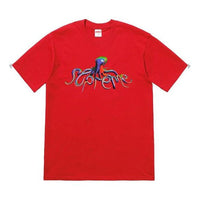 Supreme SS18 Tentacles Tee Red Printing Short Sleeve Unisex SUP-SS18-489