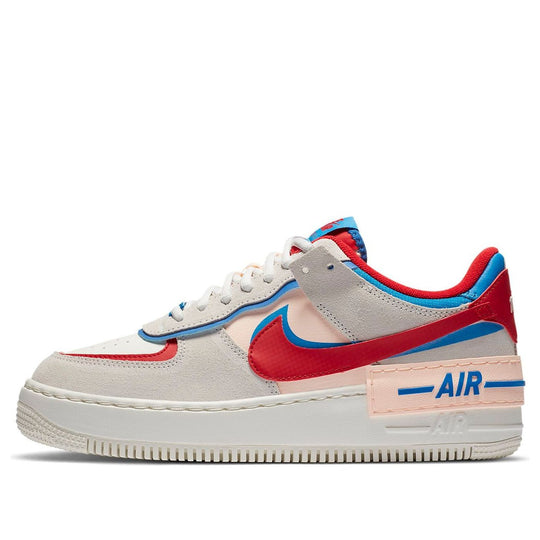 (WMNS) Nike Air Force 1 Shadow 'Sail Royal Red' CU8591-100