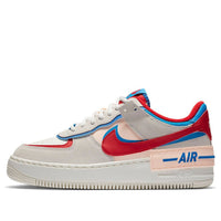 (WMNS) Nike Air Force 1 Shadow 'Sail Royal Red' CU8591-100