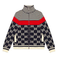 Gucci Stripes Monogram Street Style Logo Jackets 'Black Ivory' 545701-XKABP-4548