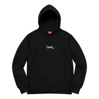 Supreme SS19 Tag Logo Hooded Sweatshirt Black Logo SUP-SS19-573