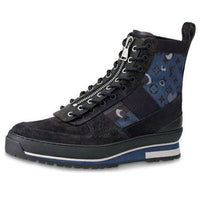 LOUIS VUITTON Harlem Ankle Sneakers 'Blue Black' 1A5Y6M