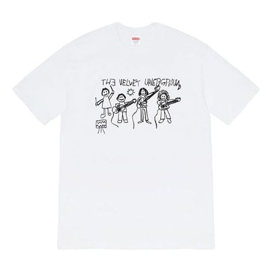 Supreme FW19 Week 4 x The Velvet Underground Drawing Tee SUP-FW19-455
