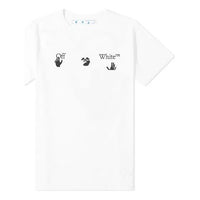 Off-White FW20 Logo Print Crew Neck Short Sleeve OMAA027E20JER0020110