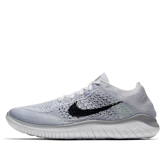 (WMNS) Nike Free RN Flyknit 2018 'White Platinum' 942839-100