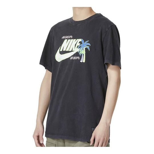 Nike Sportswear Coconut Tree T-Shirt 'Black' FB9789-010