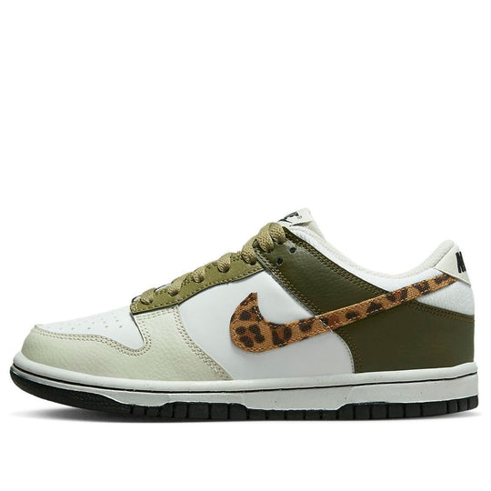 (GS) Nike Dunk Low 'Olive Leopard' DX9282-100