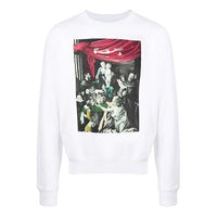 Off-White FW20 Caravaggio Print Crew Neck Sweatshirt OMBA025E20FLE0040110