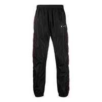 Men's Off-White SS21 Logo Sports Pants/Trousers/Joggers Black OMCJ001R21FAB0021001