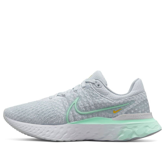 WMNS Nike React Infinity Run Flyknit 3 Pure Platinum Mint Foam DD3 SneakerSouqq