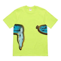 Supreme SS19 The Persistence of Memory NeonGreen Tee SUP-SS19-705