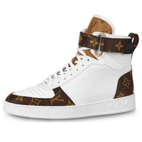 (WMNS) LOUIS VUITTON LV Boombox High-Top Sneakers White 1A87Q2