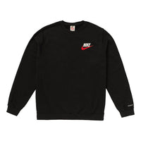 Supreme FW18 x Nike Crewneck Black Crossover Round Neck Pullover Unisex SUP-FW18-506