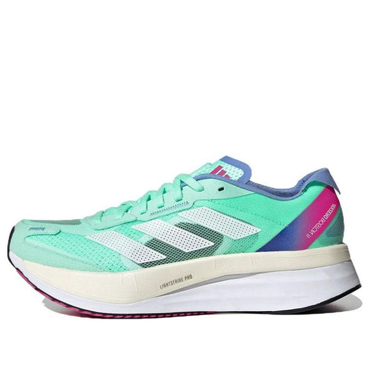 (WMNS) adidas Adizero Boston 11 Running Shoes 'Pulse Mint / Cloud White'  HQ3696