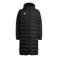 adidas Tiro21L Down Football Hood Warm Down Jacket Men's Black GM5245