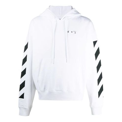 Off-White Arrow Pattern Unisex White OMBB037F20FLE0040110