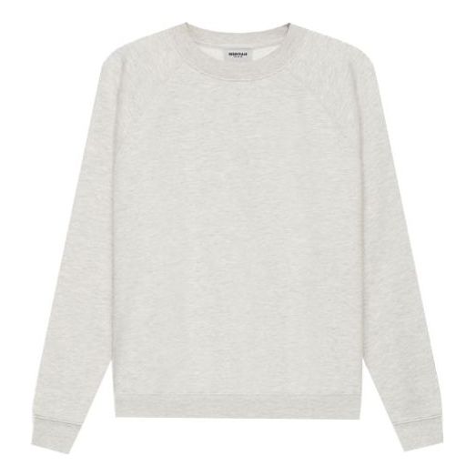 Fear of God Essentials SS21 Pullover Crewneck Light Heather Oatmeal FOG-SS21-594