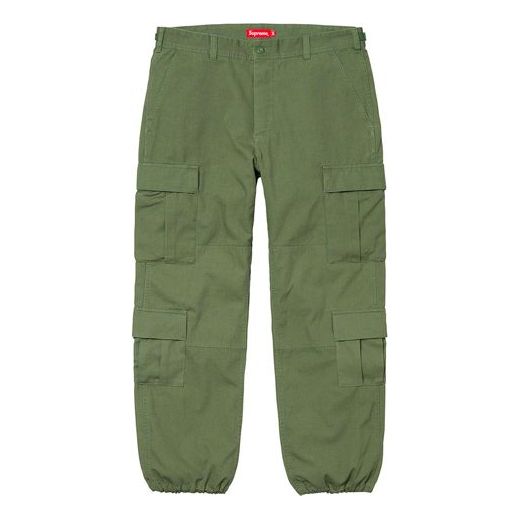 Supreme FW19 Week 2 Cargo Pant Bundle Feet Multiple Pockets Pants Unisex Green SUP-FW19-317