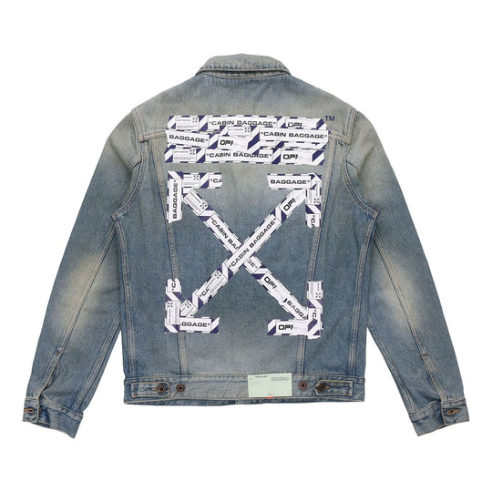 Off-White Arrow Denim Jacket Denim Blue OMYE005S203860037388