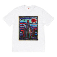 Supreme SS19 Reaper Tee Printing Short Sleeve Unisex Gray White SUP-SS19-10617