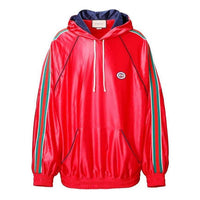 Gucci SS21 Taped Hooded Track Jacket 'Red' 653373-XJDI9-6429