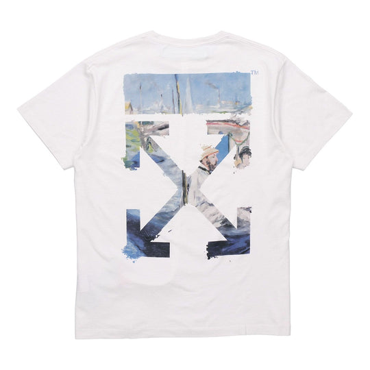 Off-White c/o virgil abloh men's colored arrows short sleeve oversize tee OMAA038R191850120288