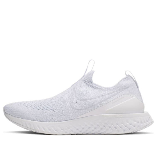 (WMNS) Nike Epic Phantom React Flyknit 'Triple White' BV0415-100