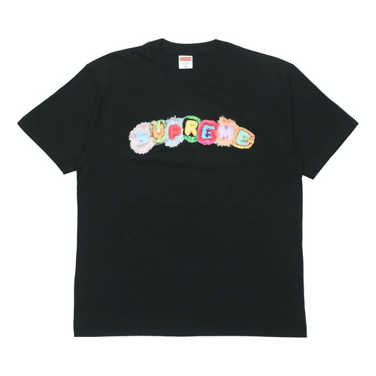 Supreme Week 7 Pillows Tee Multi-Color Alphabet Logo Short Sleeve Unisex Black SUP-FW19-722