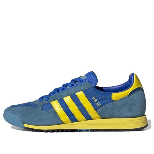 adidas Originals SL 80 Shoes 'Glory Blue Yellow Tactile Steel' FV4029