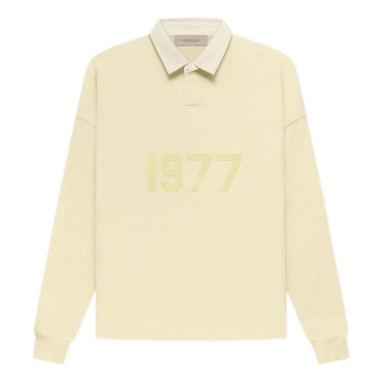 Fear of God Essentials FW22 Henley Rugby Polo 'Canary' FOG-FW22-338